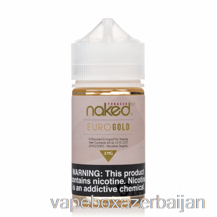 Vape Baku Euro Gold - Naked 100 Tobacco - 60mL 12mg